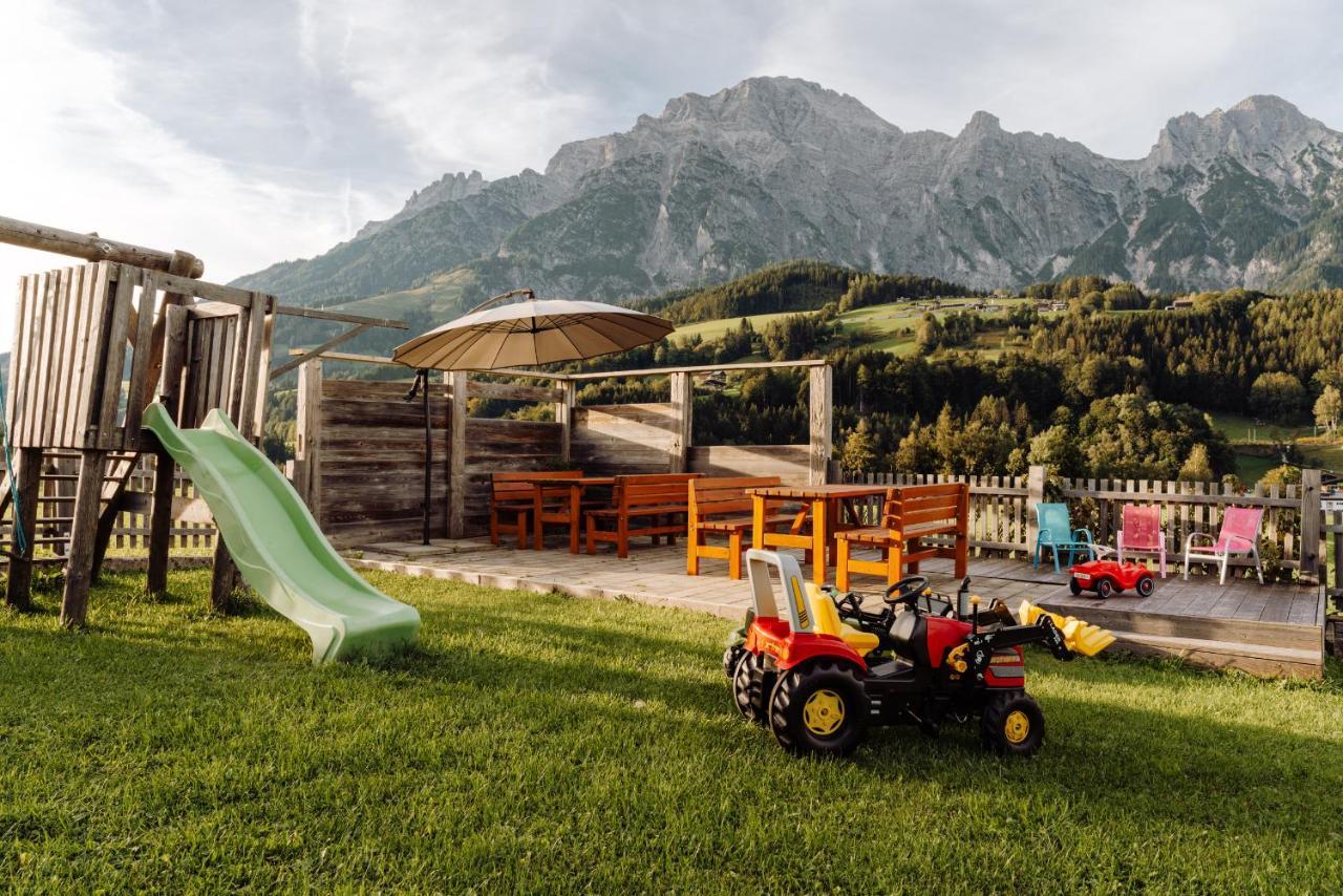 Obergrundhof Leilighet Leogang Eksteriør bilde